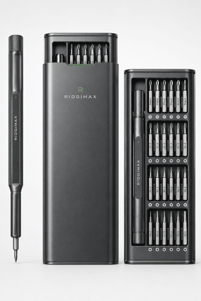 RIDGIMAX 24-in-1 Magnetic Precision Screwdriver Set