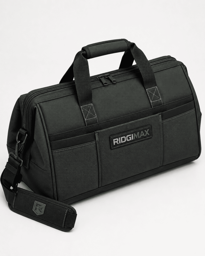 Ridgimax Professional Multi-Compartment Tool Bag