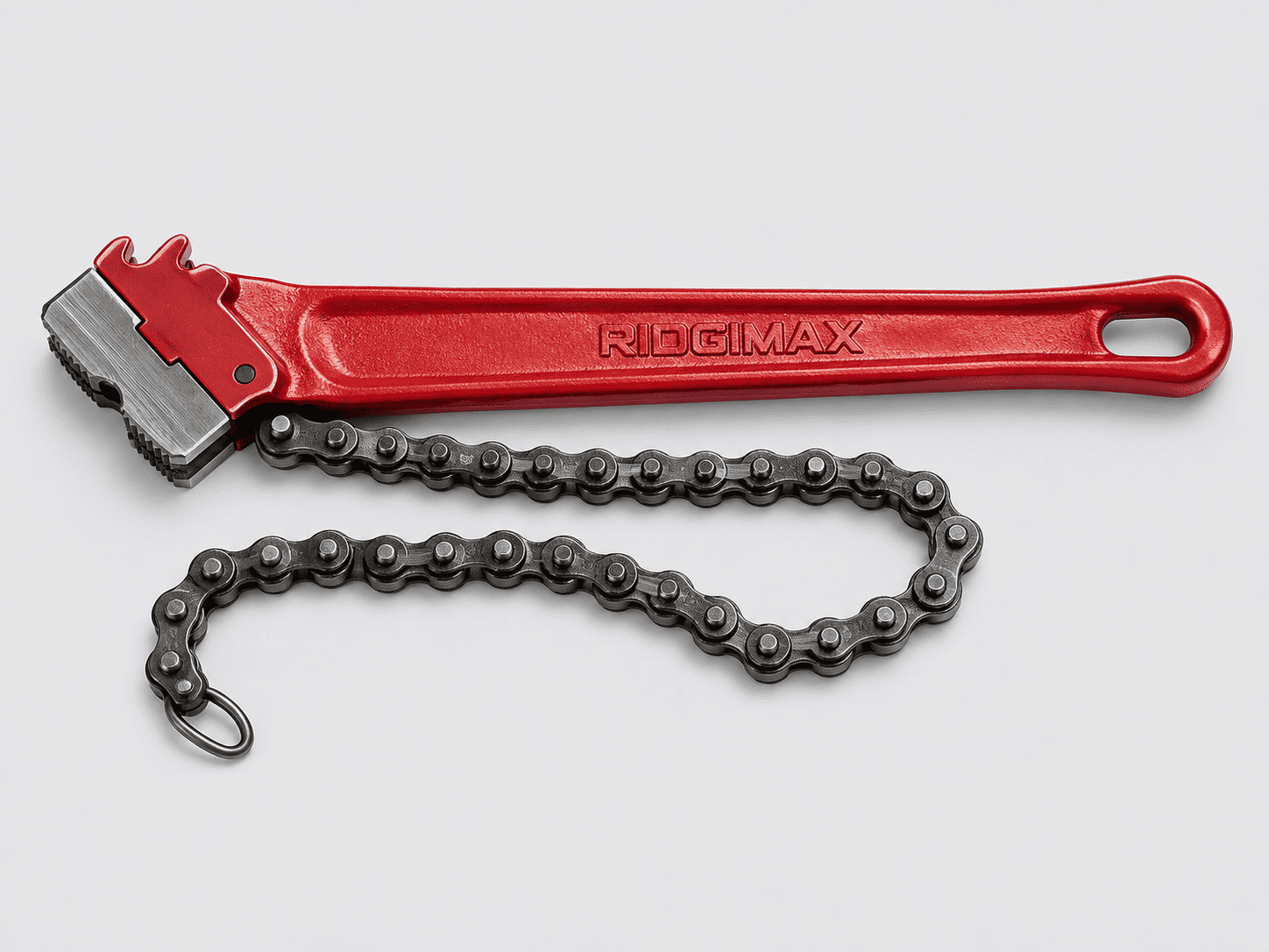 RIDGIMAX Pro Heavy-Duty Chain Pipe Wrench