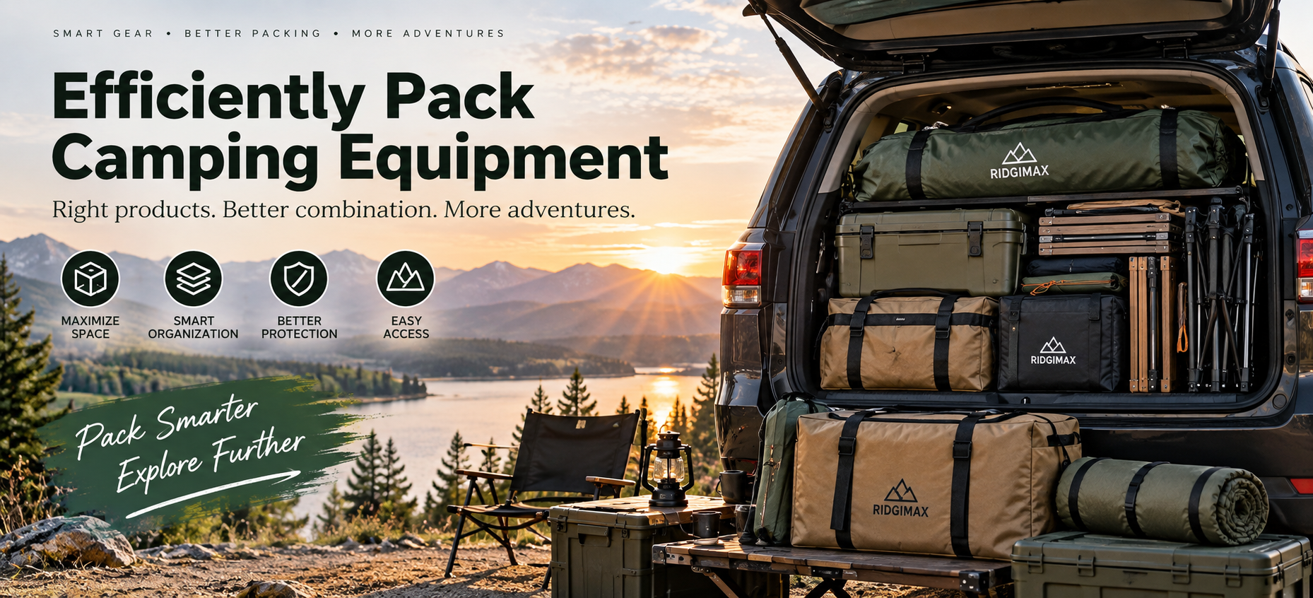 How to Pack Camping Equipment Efficiently?